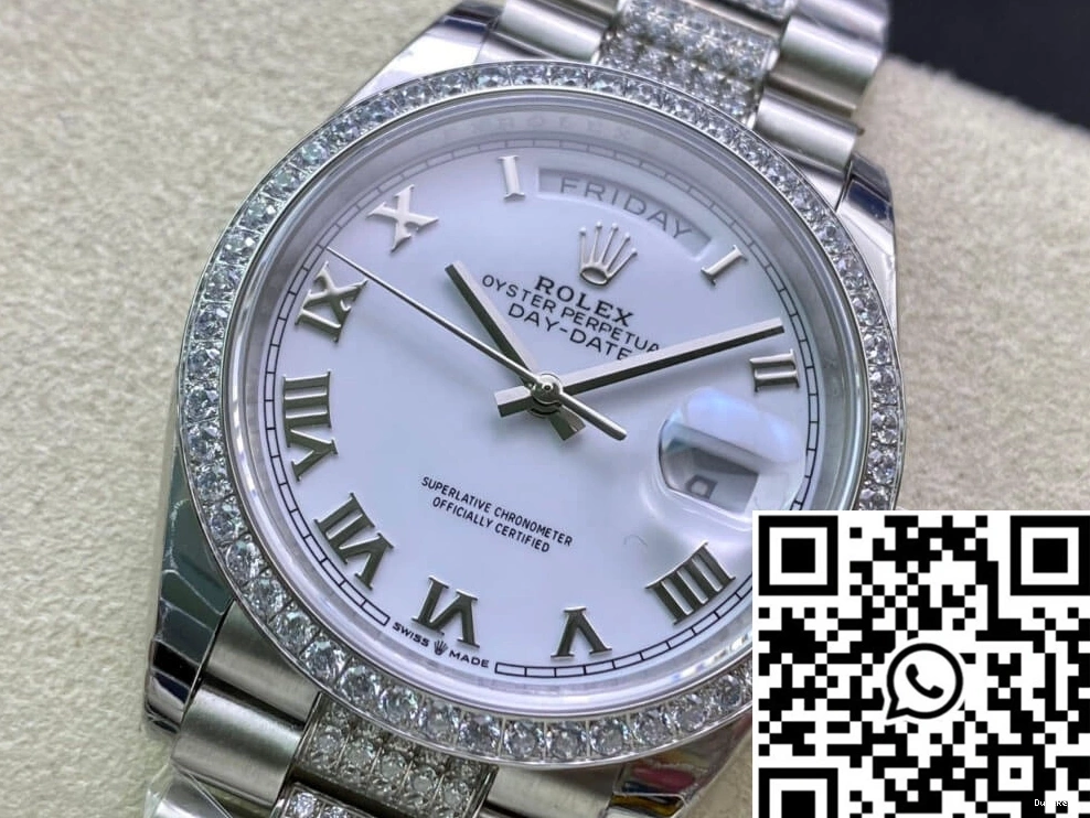 Date Bezel Factory Rolex Diamond-Set M128349RBR-0026 Day EW 0331